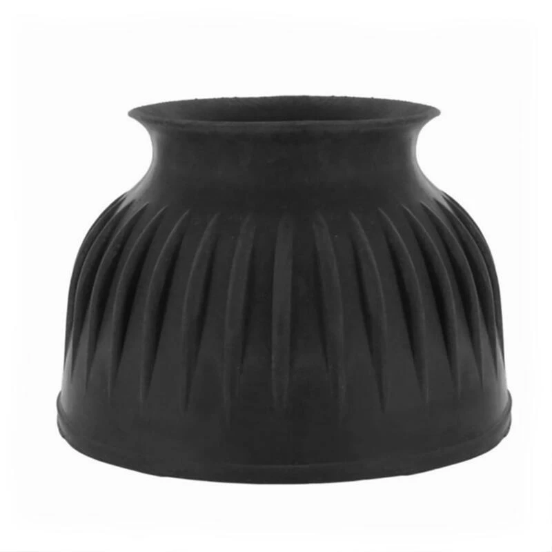 2 Cloches Fermées Caoutchouc équitation Cheval Et Poney Noir 2 2 Cloches Fermées Caoutchouc équitation Cheval Et Poney Noir – Image 2