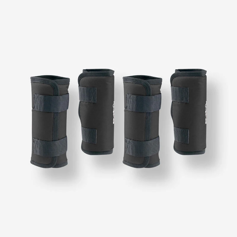 4 Guêtres De Transport équitation Poney TRAVELLER 300 Noir 1 4 Guêtres De Transport équitation Poney TRAVELLER 300 Noir