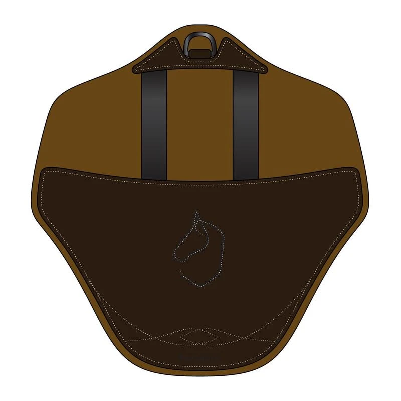 Bavette Amovible 500 Marron Taille Poney 4 Bavette Amovible 500 Marron Taille Poney – Image 4