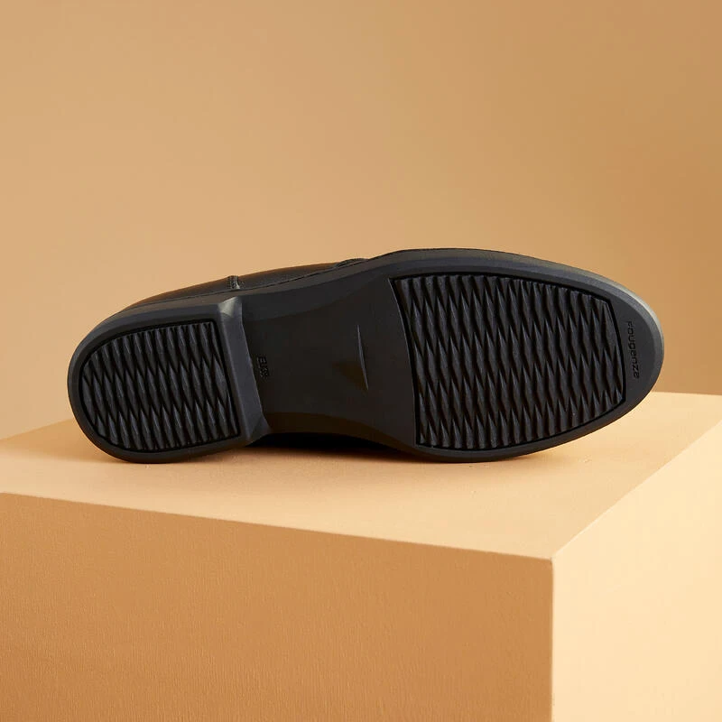 Boots à Lacets Chaudes équitation Adulte 500 WARM Noir 4 Boots à Lacets Chaudes équitation Adulte 500 WARM Noir – Image 4