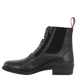 Boots D'équitation En Cuir Avec Fermeture éclair+lacet Premiere Jodhpur Amarillo