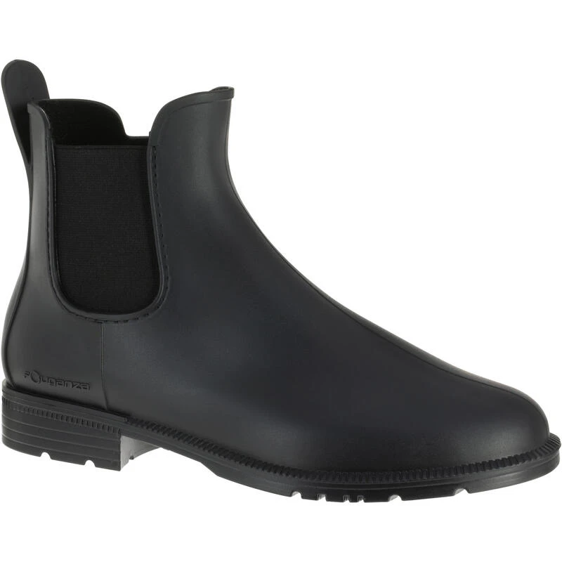 Boots équitation Adulte SCHOOLING Noir 1 Boots équitation Adulte SCHOOLING Noir