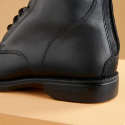 Boots équitation Cuir Paddock Lacets Adulte - 560 Noires 8 Boots équitation Cuir Paddock Lacets Adulte - 560 Noires -Fournitures Équestres Magasin boots equitation cuir paddock lacets adulte 560 noires 3