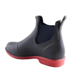Boots équitation Enfant - 100 Marine Et Rose -Fournitures Équestres Magasin boots equitation enfant 100 marine et rose 2