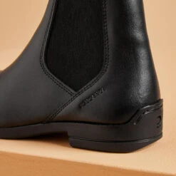 Boots équitation Enfant - 500 Noire 8 Boots équitation Enfant - 500 Noire -Fournitures Équestres Magasin boots equitation enfant 500 noire 3