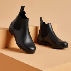 Boots équitation Enfant - 500 Noire 9 Boots équitation Enfant - 500 Noire -Fournitures Équestres Magasin boots equitation enfant 500 noire 4