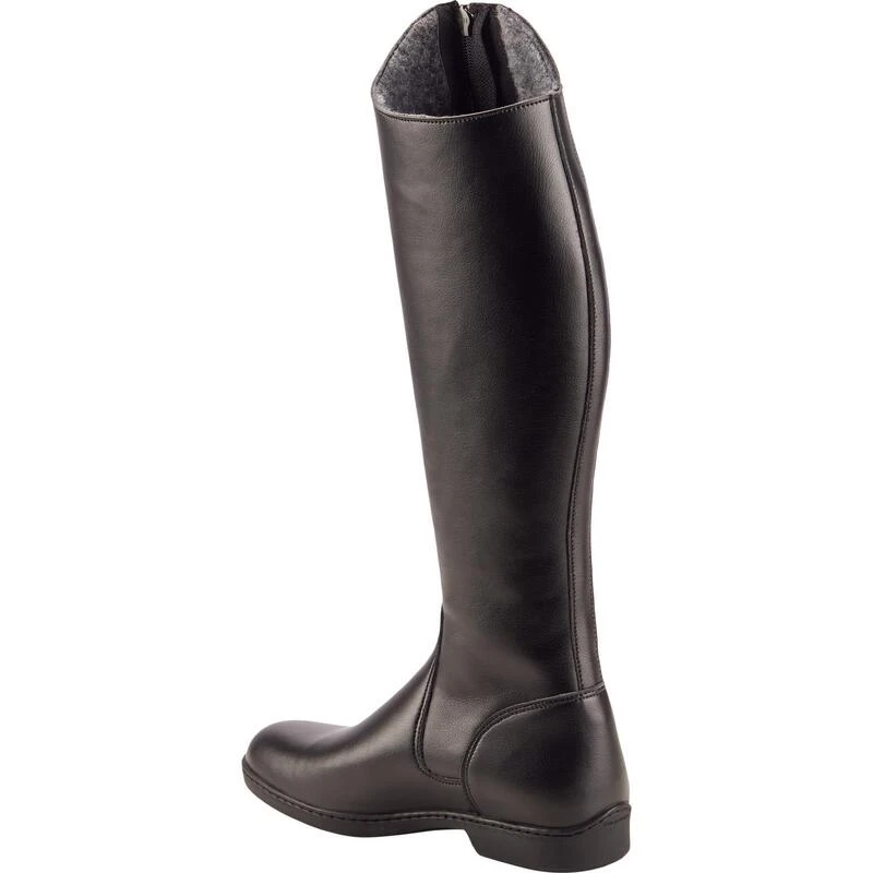 Bottes Chaudes équitation Adulte 500 WARM Noir 4 Bottes Chaudes équitation Adulte 500 WARM Noir – Image 4