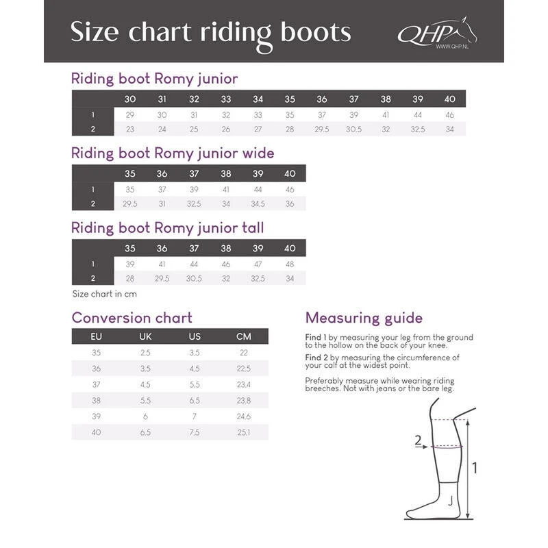 Bottes D'équitation Enfant QHP Romy 4 Bottes D'équitation Enfant QHP Romy – Image 4