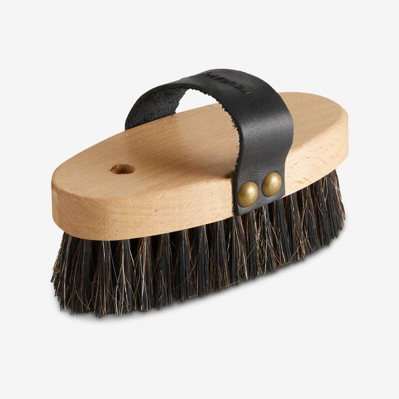 Brosse Douce Tête équitation SENTIER Bois 1 Brosse Douce Tête équitation SENTIER Bois