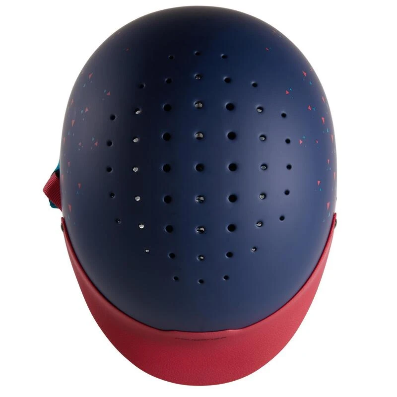 Casque équitation 120 Marine/rose 7 Casque équitation 120 Marine/rose – Image 7