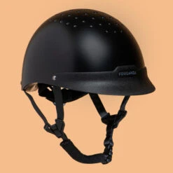 Casque équitation Adulte Et Enfant - 100 Noir