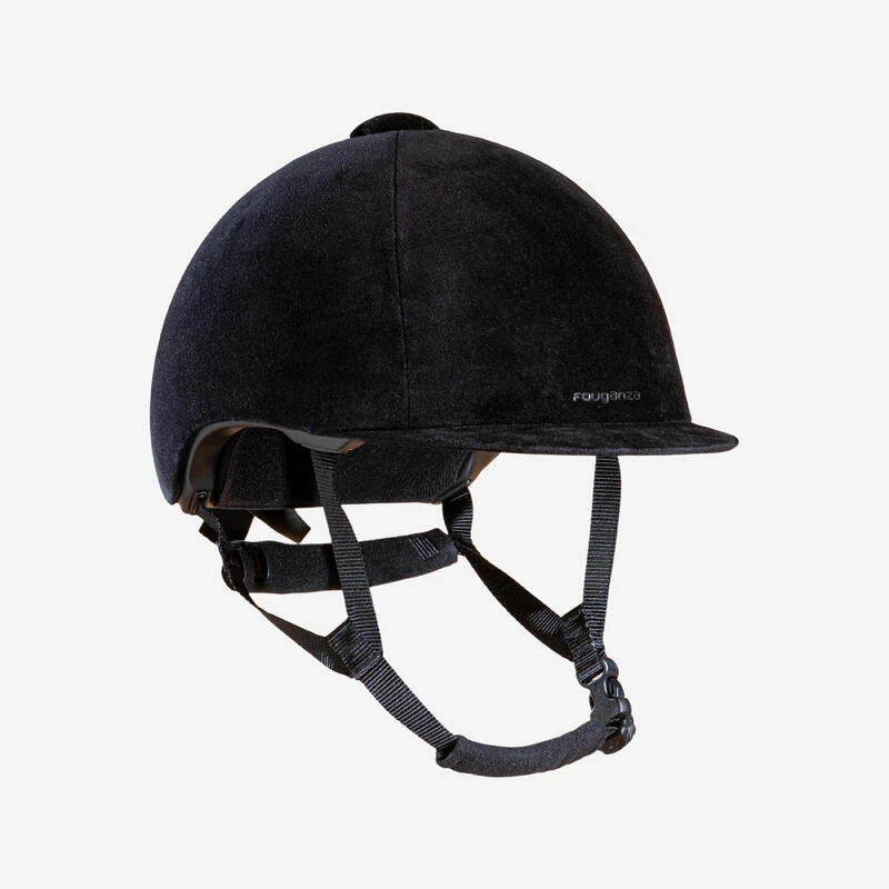 Casque équitation Adulte Et Enfant - 140 Velours Noir 1 Casque équitation Adulte Et Enfant - 140 Velours Noir