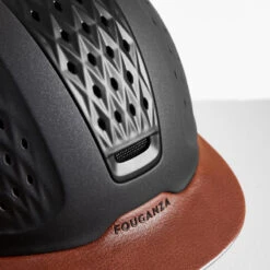 Casque équitation Adulte Et Enfant - 900 Marron/noir + Sac -Fournitures Équestres Magasin casque equitation adulte et enfant 900 marronnoir sac 3