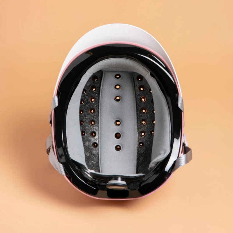 Casque équitation Enfant - 100 Rose 3 Casque équitation Enfant - 100 Rose – Image 3