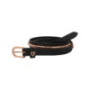 Ceinture D'équitation En Cuir Avec Motif Clincher En Or Rose