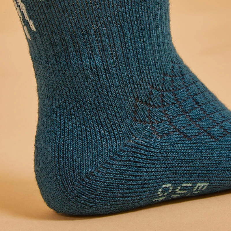 Chaussettes équitation 500 BABY Turquoise Et Vert Avec Motifs 9 Chaussettes équitation 500 BABY Turquoise Et Vert Avec Motifs – Image 9