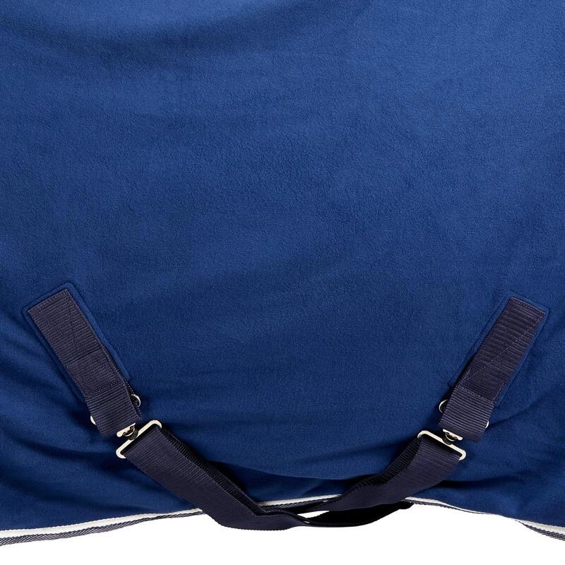 Chemise D'écurie équitation Cheval Et Poney - Polaire 500 Bleu 7 Chemise D'écurie équitation Cheval Et Poney - Polaire 500 Bleu – Image 7