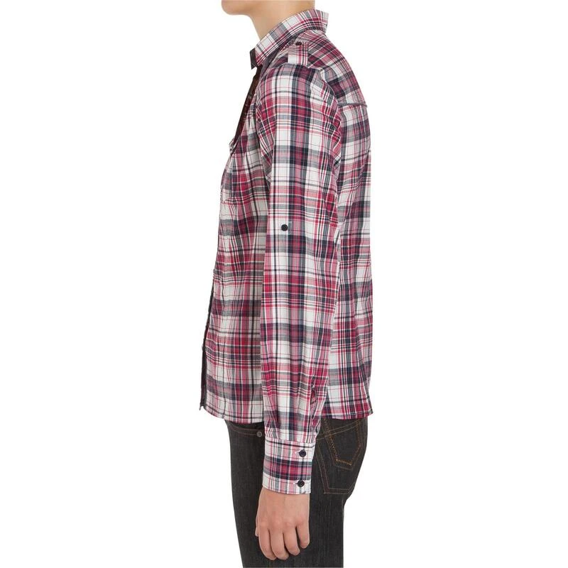 Chemise Manches Longues à Carreaux équitation Femme SENTIER Rose Et Blanc 3 Chemise Manches Longues à Carreaux équitation Femme SENTIER Rose Et Blanc – Image 3