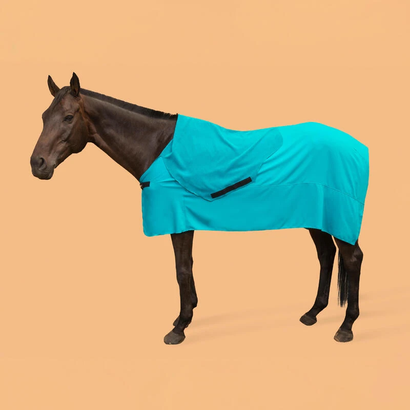 Chemise Séchante équitation Intégrale Microfibre Cheval - Bleu 2 Chemise Séchante équitation Intégrale Microfibre Cheval - Bleu – Image 2