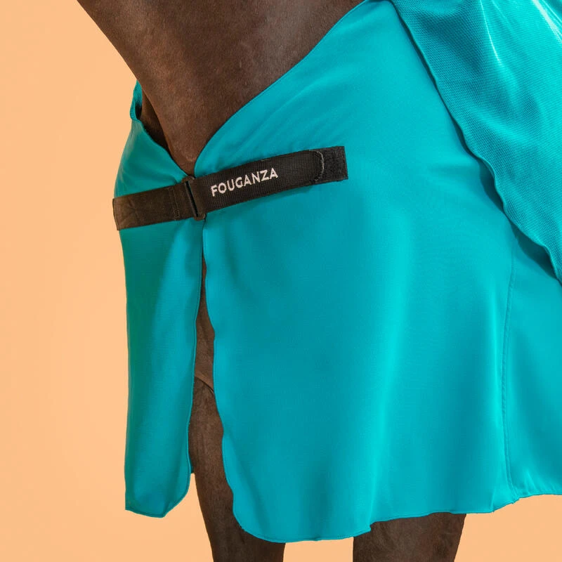 Chemise Séchante équitation Intégrale Microfibre Cheval - Bleu 4 Chemise Séchante équitation Intégrale Microfibre Cheval - Bleu – Image 4