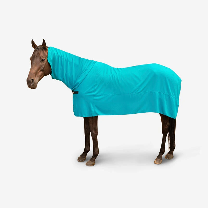 Chemise Séchante équitation Intégrale Microfibre Cheval - Bleu 1 Chemise Séchante équitation Intégrale Microfibre Cheval - Bleu