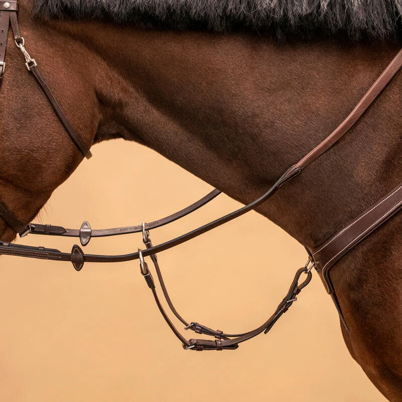 Collier De Chasse 5 Points Cheval Et Poney - Marron Foncé 8 Collier De Chasse 5 Points Cheval Et Poney - Marron Foncé – Image 8