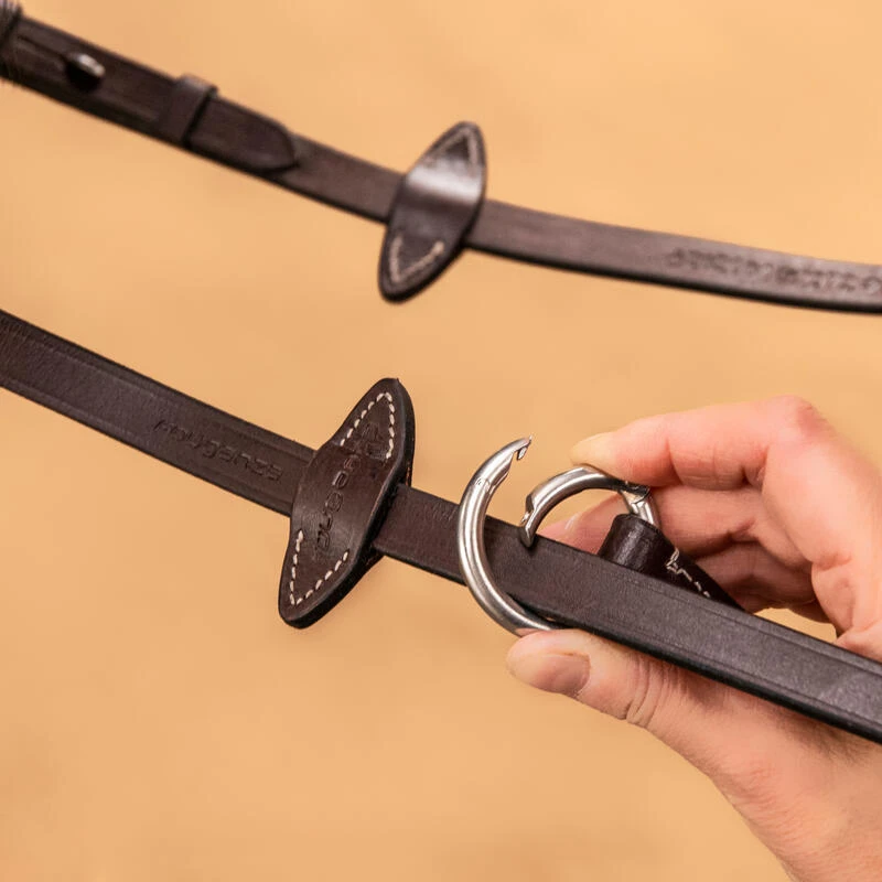 Collier De Chasse 5 Points Cheval Et Poney - Marron Foncé 9 Collier De Chasse 5 Points Cheval Et Poney - Marron Foncé – Image 9