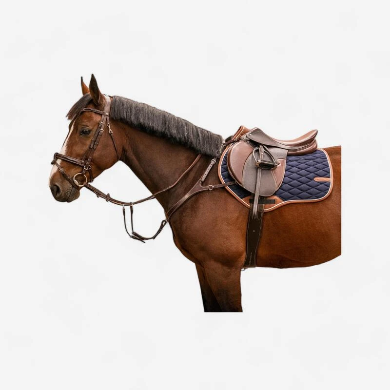 Collier De Chasse 5 Points Cheval Et Poney - Marron Foncé 1 Collier De Chasse 5 Points Cheval Et Poney - Marron Foncé