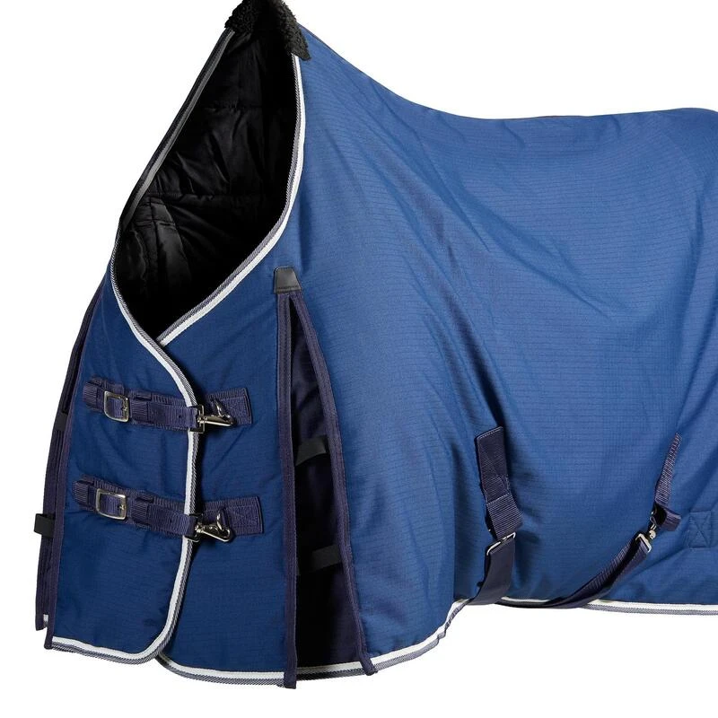 Couverture D'écurie équitation Cheval Et Poney STABLE 300 Bleu Turquin 4 Couverture D'écurie équitation Cheval Et Poney STABLE 300 Bleu Turquin – Image 4