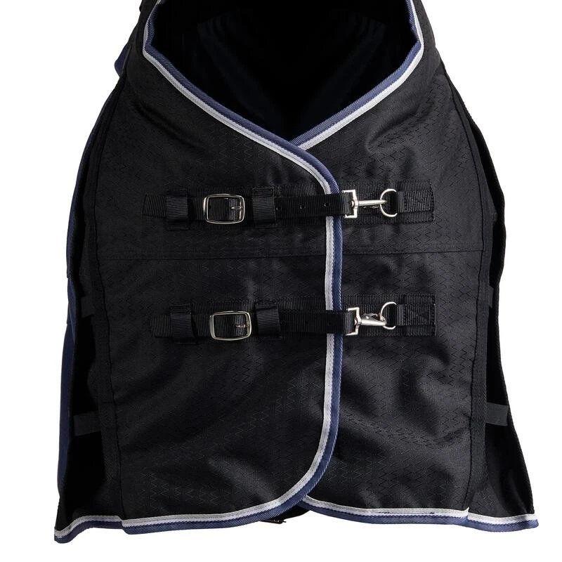 Couverture Imperméable équitation Poney ALLWEATHER 300 1000D Bleu Nuit 3 Couverture Imperméable équitation Poney ALLWEATHER 300 1000D Bleu Nuit – Image 3