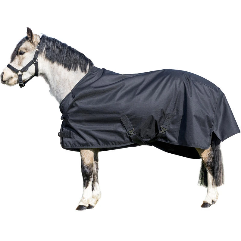 Couverture Imperméable équitation Poney IMPER 200 600D Noir 1 Couverture Imperméable équitation Poney IMPER 200 600D Noir