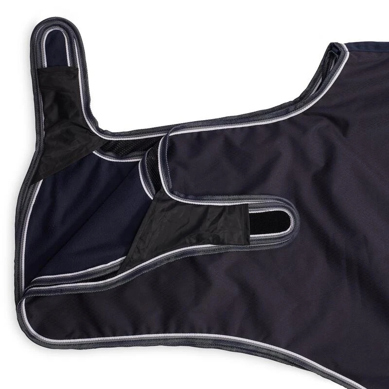 Couvre-reins équitation Cheval - 500 3en1 Marine 4 Couvre-reins équitation Cheval - 500 3en1 Marine – Image 4