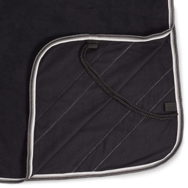 Couvre-reins équitation Cheval - Polar 500 Noir 3 Couvre-reins équitation Cheval - Polar 500 Noir – Image 3