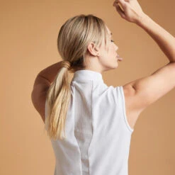 Débardeur De Concours équitation Léger Femme - 500 Blanc 9 Débardeur De Concours équitation Léger Femme - 500 Blanc -Fournitures Équestres Magasin debardeur de concours equitation leger femme 500 blanc 4