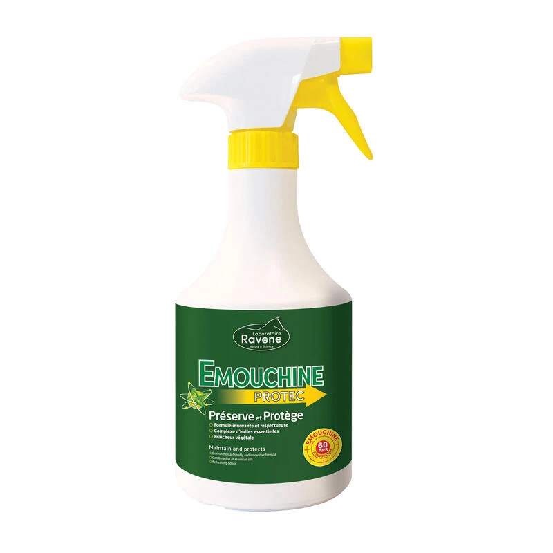 Désodorisant équitation Cheval Et Poney - Emouchine Protec 500 Ml 1 Désodorisant équitation Cheval Et Poney - Emouchine Protec 500 Ml