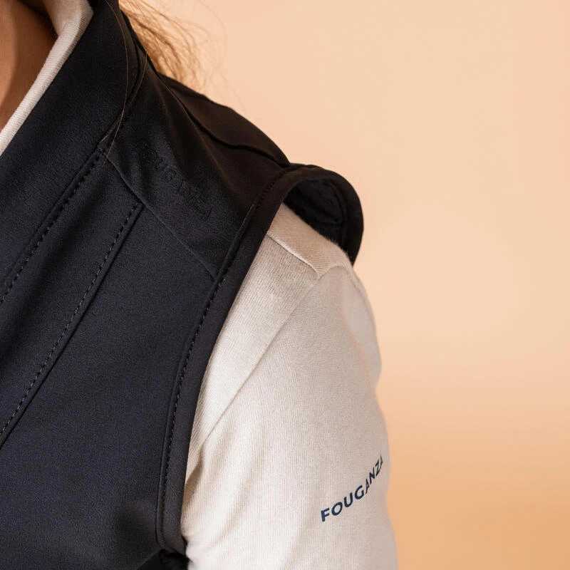 Dorsale D'équitation Souple 500 Junior Noir D3O® 4 Dorsale D'équitation Souple 500 Junior Noir D3O® – Image 4