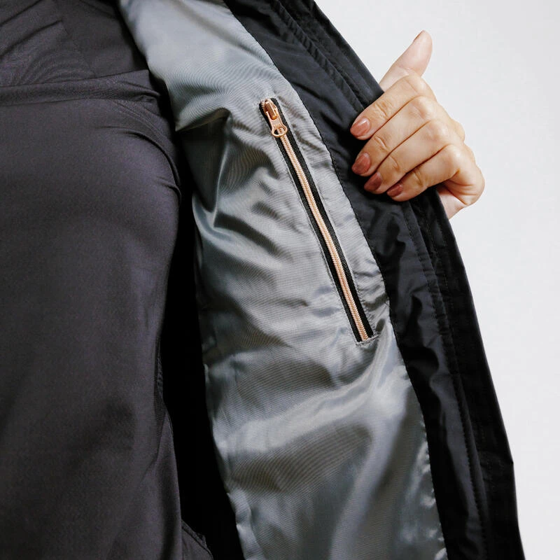 Doudoune équitation Sans Manches Zip Rose Gold Femme - 500 Noire 6 Doudoune équitation Sans Manches Zip Rose Gold Femme - 500 Noire – Image 6