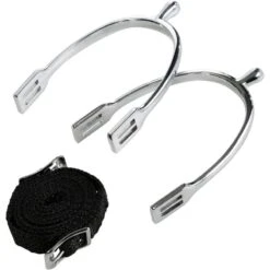 Éperons équitation Enfant Bout Rond + Lanières - 15 Mm 9 Éperons équitation Enfant Bout Rond + Lanières - 15 Mm -Fournitures Équestres Magasin eperons equitation enfant bout rond lanieres 15 mm 2