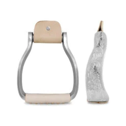 étriers Western Façonnés En Aluminium Décoré