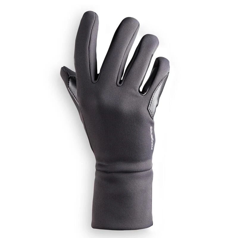 Gants Chauds D'équitation Enfant 100 WARM Gris Foncé 4 Gants Chauds D'équitation Enfant 100 WARM Gris Foncé – Image 4