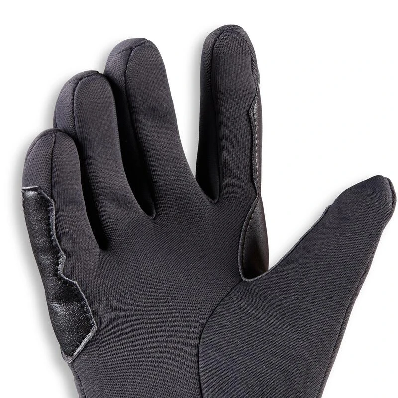Gants Chauds D'équitation Enfant 100 WARM Gris Foncé 5 Gants Chauds D'équitation Enfant 100 WARM Gris Foncé – Image 5
