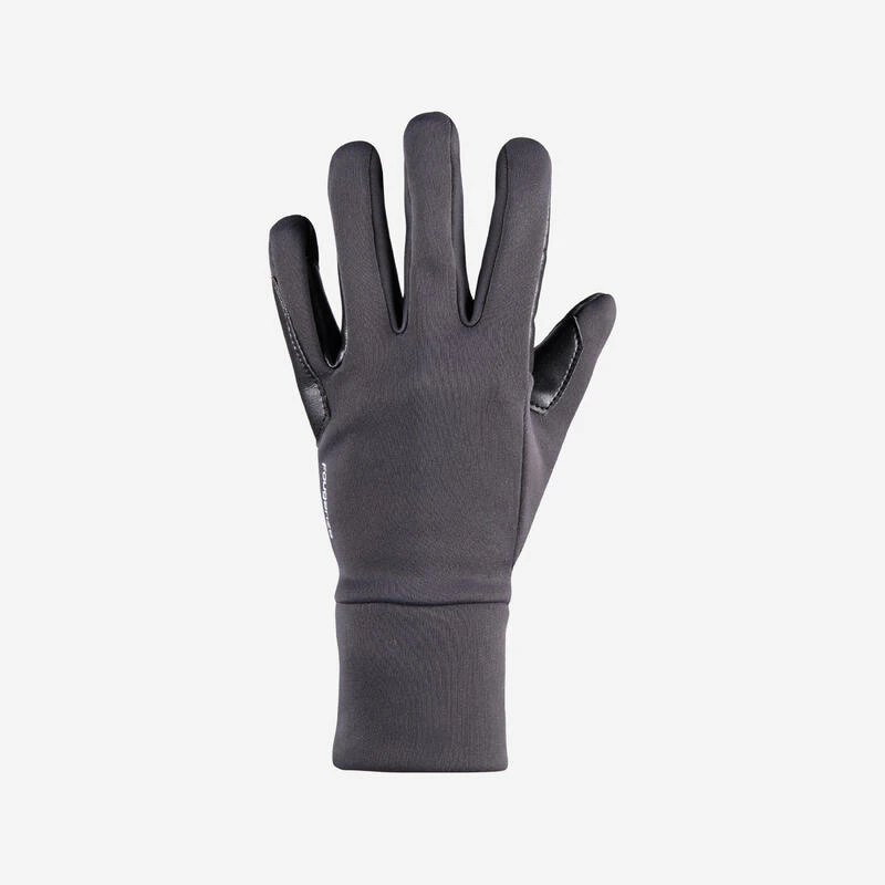 Gants Chauds D'équitation Enfant 100 WARM Gris Foncé 1 Gants Chauds D'équitation Enfant 100 WARM Gris Foncé