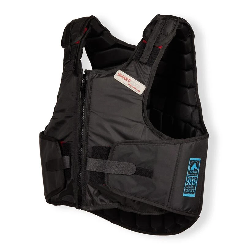 Gilet De Protection équitation Enfant - SMARTRIDER Noir 3 Gilet De Protection équitation Enfant - SMARTRIDER Noir – Image 3