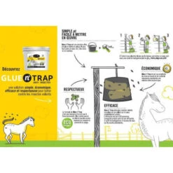 Fournitures Équestres Magasin -Fournitures Équestres Magasin glue n trap piege insectes volants 500 ml 1