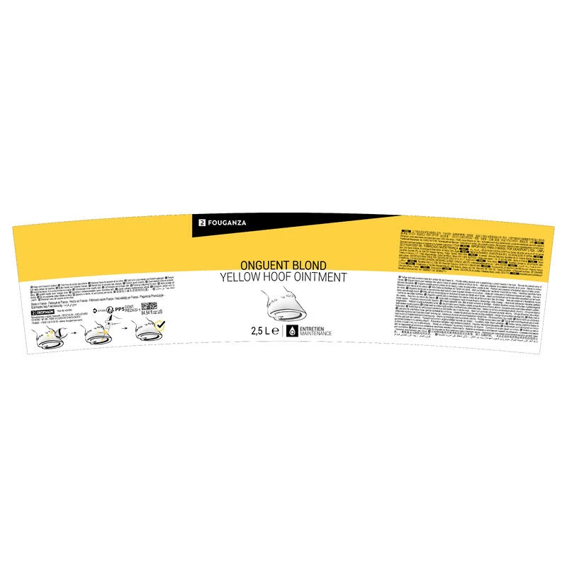 Graisse Sabots Cheval Et Poney - Onguent Entretien Blond 2,5 L 4 Graisse Sabots Cheval Et Poney - Onguent Entretien Blond 2,5 L – Image 4