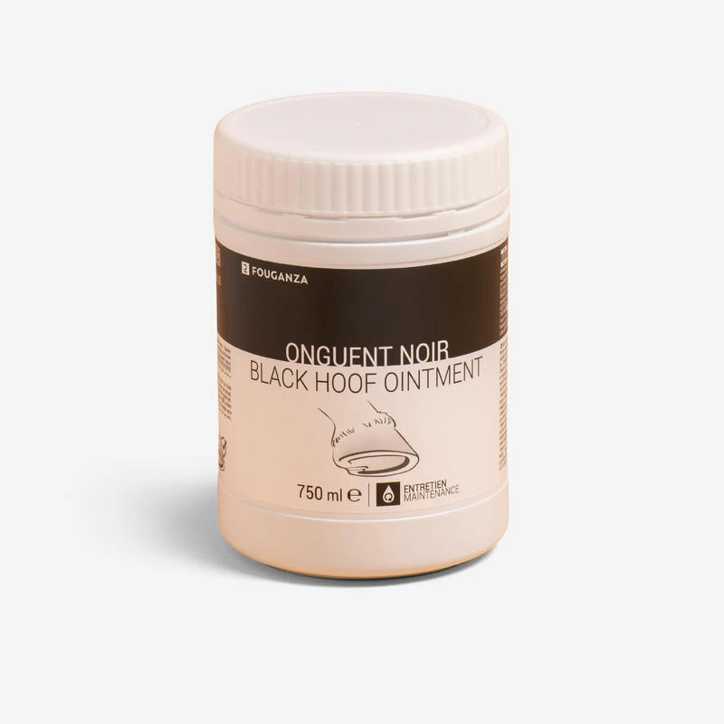Graisse Sabots Cheval Et Poney - Onguent Entretien Noir 750ml 1 Graisse Sabots Cheval Et Poney - Onguent Entretien Noir 750ml
