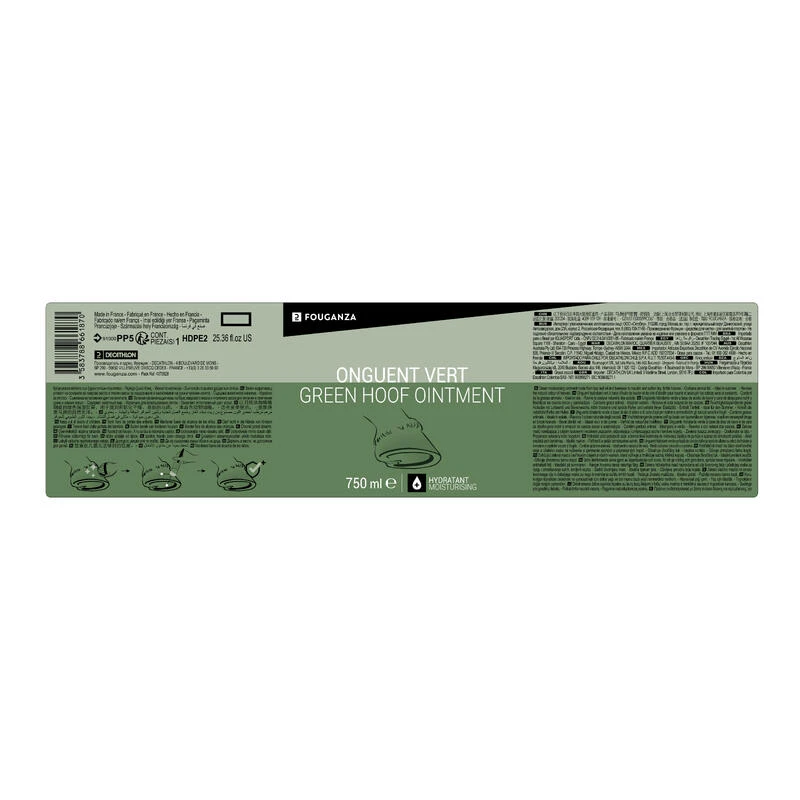 Graisse Sabots Cheval Et Poney - Onguent Hydratant Vert 750 Ml 4 Graisse Sabots Cheval Et Poney - Onguent Hydratant Vert 750 Ml – Image 4