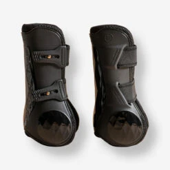 Guêtres équitation Ouvertes Cheval Et Poney - Mesh 560 Noires X2