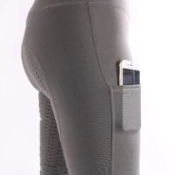 Legging D'Équitation Illustris Full Grip Epplejeck Gris -Fournitures Équestres Magasin legging dequitation illustris full grip epplejeck gris 3