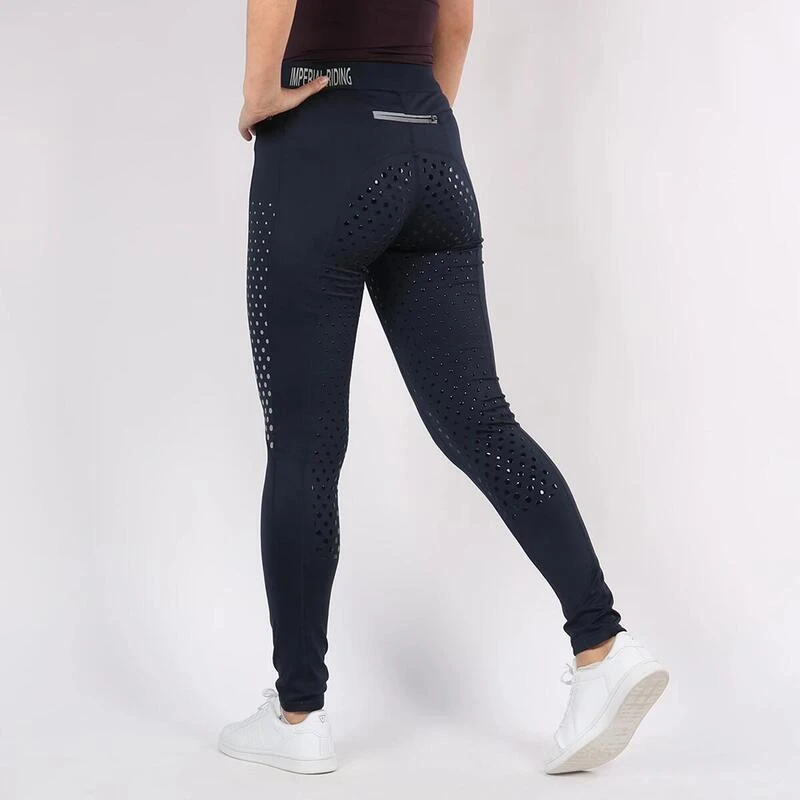 Legging D'Équitation Runaway Enfants Full Grip Imperial Riding Bleu Foncé 1 Legging D'Équitation Runaway Enfants Full Grip Imperial Riding Bleu Foncé